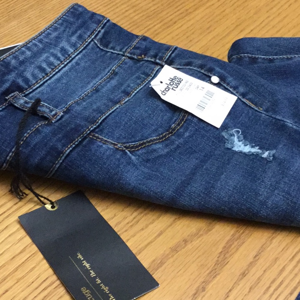 REFUGE JEANS SIZE 14 triple waistband